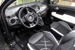 Fiat 500C 0.9 TwinAir Sport 2019 ZWART | Cabrio | Display |, Gebruikt, 4 cilinders, Cabriolet, Leder en Stof