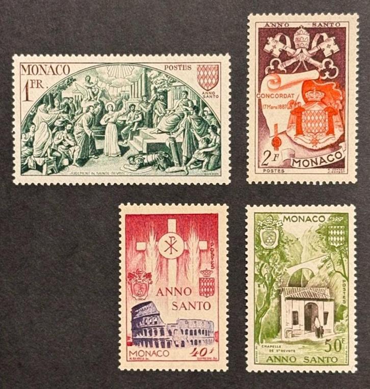 1951 MONACO Heilig Jaar 1950 postfris, Postzegels en Munten, Postzegels | Europa | Overig, Postfris, Monaco, Verzenden