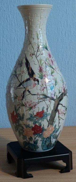 Chinese puzzel vaas op voet, Hobby en Vrije tijd, Denksport en Puzzels, Zo goed als nieuw, Rubik's of 3D-puzzel, Minder dan 500 stukjes