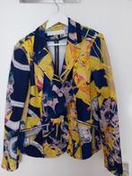 Airfield blazer mt 42 blauw geel, Blauw, Maat 42/44 (L), Ophalen of Verzenden, Zo goed als nieuw