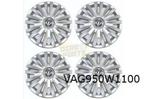 Volkswagen Wieldeksel set 15 inch (4x) (YTI zilver) Originee, Verzenden, Nieuw