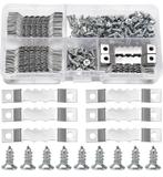 YIXISI 85 stuks zaagtand fotolijsthangers zilver, Overige typen, Nieuw, Ophalen of Verzenden, Minder dan 50 mm