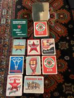 2 Blikjes Met 8 Heineken Nostalgische Bierviltjes, Verzamelen, Biermerken, Ophalen of Verzenden, Zo goed als nieuw, Viltje(s)