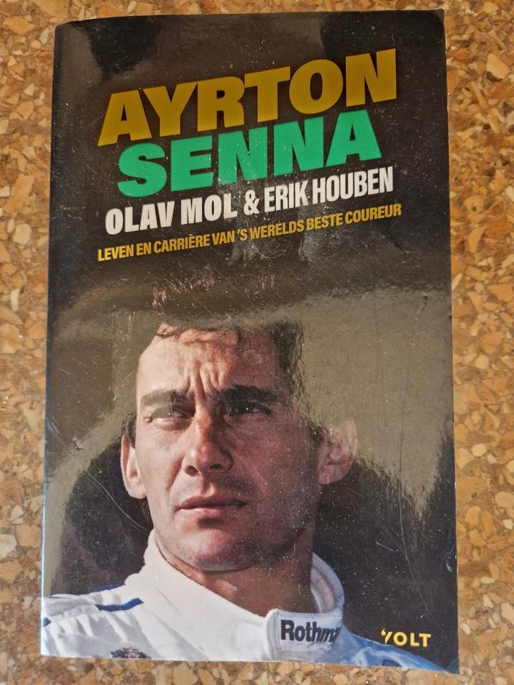 Formule 1 Ayrton Senna - Olav Mol & Erik Houben, Boeken, Biografieën, Gelezen, Sport, Ophalen of Verzenden