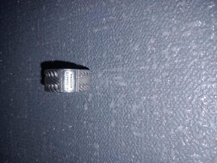 Zilveren buddha to buddha ring 925, Sieraden, Tassen en Uiterlijk, Ringen, Zo goed als nieuw, Dame of Heer, Zilver, Zilver, Ophalen of Verzenden