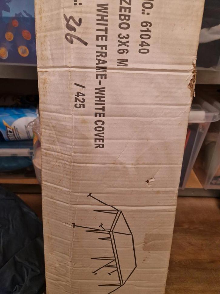 Partytent / Paviljoen 3x6 meter, Tuin en Terras, Partytenten, Gebruikt, Partytent, 2 meter of meer, 5 tot 8 meter, Minder dan 4 meter