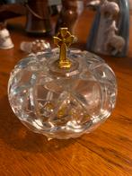 Prachtige Kristallen Pyxis / Hostiedoosje met Keltisch Kruis, Antiek en Kunst, Ophalen