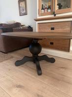 Gezellige bolpoot salontafel., Huis en Inrichting, 100 tot 150 cm, Zo goed als nieuw, Minder dan 50 cm, Rechthoekig