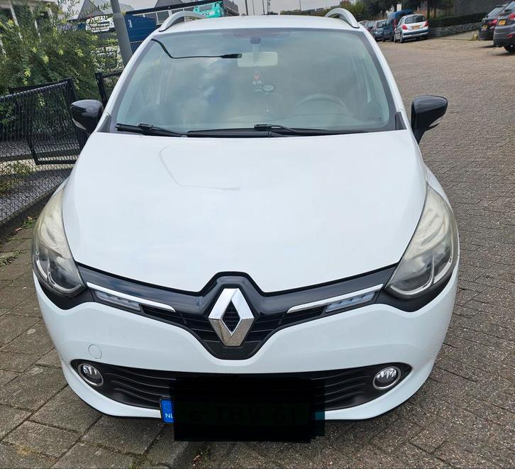 Renault Clio Energy TCe 90pk S&S 2014 Wit, Auto's, Renault, Particulier, Clio, Benzine, A, Stationwagon, Handgeschakeld, Origineel Nederlands