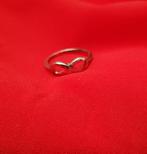 Ring infinity zilver ringen oneindig symbool sieraden, Verzenden, Dame, Zilver, Zilver