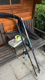 2 hengel en Complete Vishengel Set, Watersport en Boten, Ophalen, Gebruikt, Complete hengel