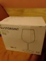 6 wijnglazen storsint nieuw ikea, Ophalen, Glas of Glazen, Nieuw, Glas