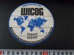 sticker represented by WICOG import export doetinchem, Ophalen, Zo goed als nieuw, Bedrijf of Vereniging