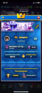 Clash eoyale account 15k troffeën, 1 speler, Ophalen of Verzenden, Zo goed als nieuw, Vanaf 3 jaar