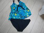 euk fleurig 2 dl bad zwem pak S/M effen blauw broekje €7.50, Ophalen of Verzenden, Zo goed als nieuw, Blauw, Badpak