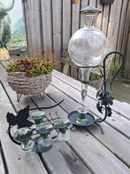 Dispenser / Decanter Vintage +borrel glazen, Ophalen