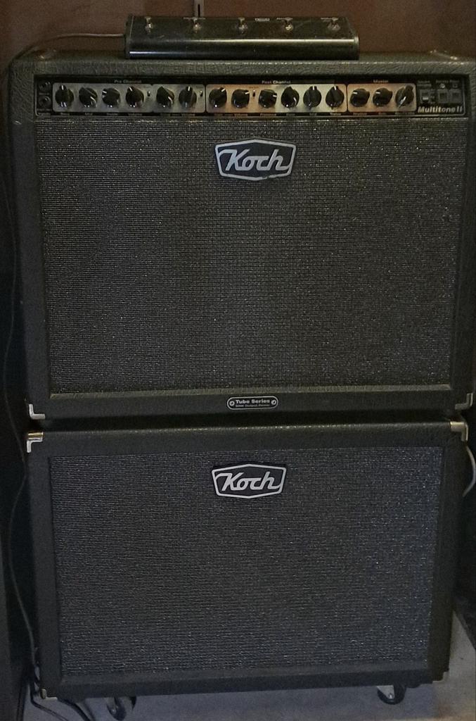 Koch Multitone 100/50w 2x12 Combo + Cabinet, Muziek en Instrumenten, Versterkers | Bas en Gitaar, Ophalen of Verzenden