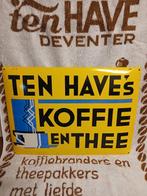 TEN HAVE KOFFIE EN THEE  blikken bord, Ophalen of Verzenden, Zo goed als nieuw, Reclamebord