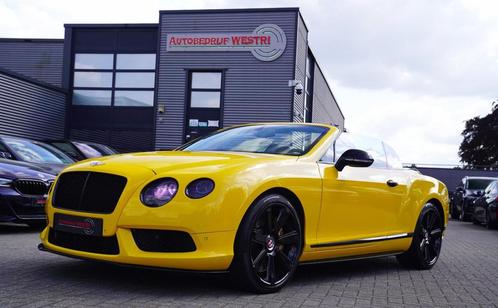 Bentley Continental GTC 4.0 V8S | Luxe leder met ruitmotief, Auto's, Bentley, Bedrijf, Te koop, Continental GTC, 4x4, ABS, Achteruitrijcamera
