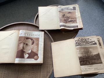 Jaargangen krant Groot Rotterdam 1926, 1927 en 1928 beschikbaar voor biedingen