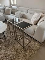 Richmond, 2 bijzettafels bank, Ophalen, Zo goed als nieuw, Rechthoekig, Minder dan 50 cm