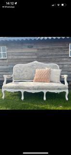 Brocante sofa bank ️ met Engelse stof, Nieuw, 150 tot 200 cm, Minder dan 75 cm, Engels Barok