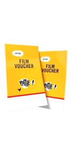 Pathe bioscoop kaartjes vouchers e-ticket cinema bios, Tickets en Kaartjes, Twee personen, Cadeaubon