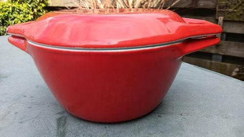 COPCO Made in Denmark Michael Lax gietijzer rood (G243), Huis en Inrichting, Keuken | Potten en Pannen, Zo goed als nieuw, Koekenpan of Braadpan