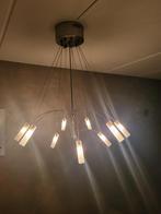 Moderne hanglamp met 9 lampjes, Huis en Inrichting, Lampen | Hanglampen, Gebruikt, 50 tot 75 cm, Ophalen of Verzenden, Glas