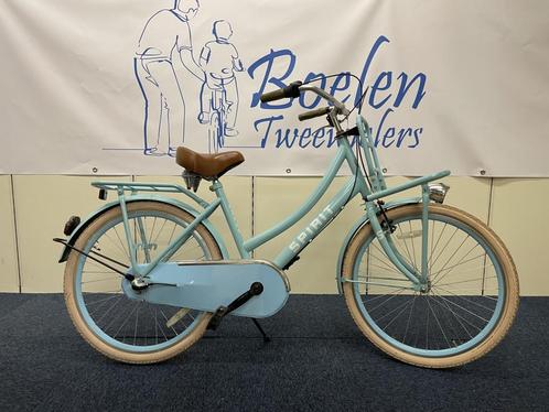 Spirit Cargo Transport 24/40cm 3v Lichtblauw Meisjesfiets, Fietsen en Brommers, Fietsen | Meisjes, Zo goed als nieuw, 24 inch