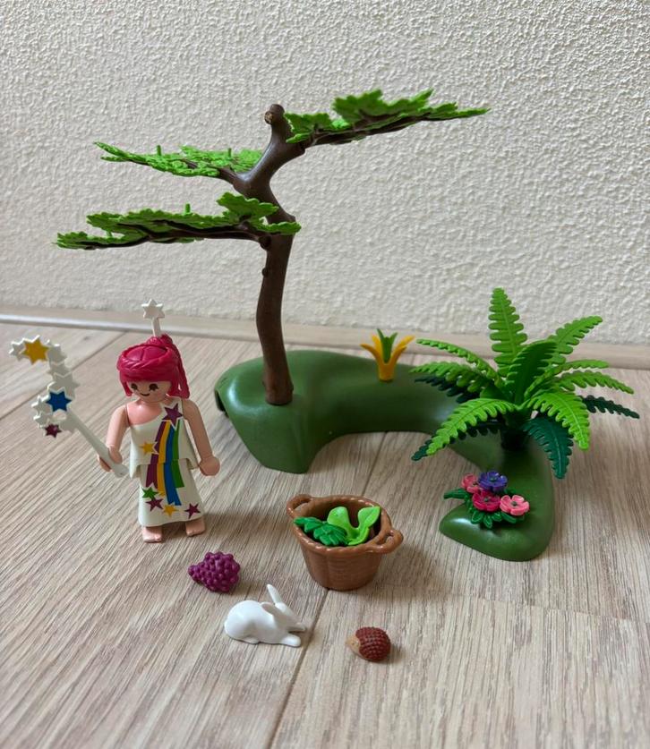 Playmobil 4676 Toverfee in het bos met konijn en egel., Kinderen en Baby's, Speelgoed | Playmobil, Zo goed als nieuw, Ophalen of Verzenden