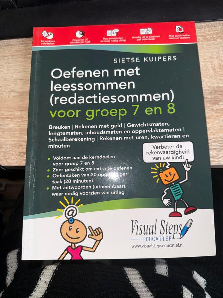 Oefenen met leessommen groep 7/8, Boeken, Studieboeken en Cursussen, Zo goed als nieuw, Niet van toepassing, Ophalen