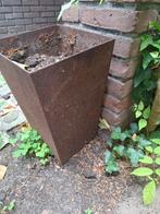 Plantenbak roestkleur, Tuin en Terras, Bloembakken en Plantenbakken, Ophalen, Overige materialen, Minder dan 60 cm, Vierkant