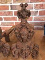 Oude gietijzeren haardleggers, Antiek en Kunst, Ophalen of Verzenden