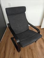 Zwarte ikea poang stoel, Huis en Inrichting, Fauteuils, Ophalen, Zo goed als nieuw