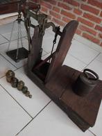 Mini bascule Beckers sons Rotterdam, met 6 gewichten., Ophalen