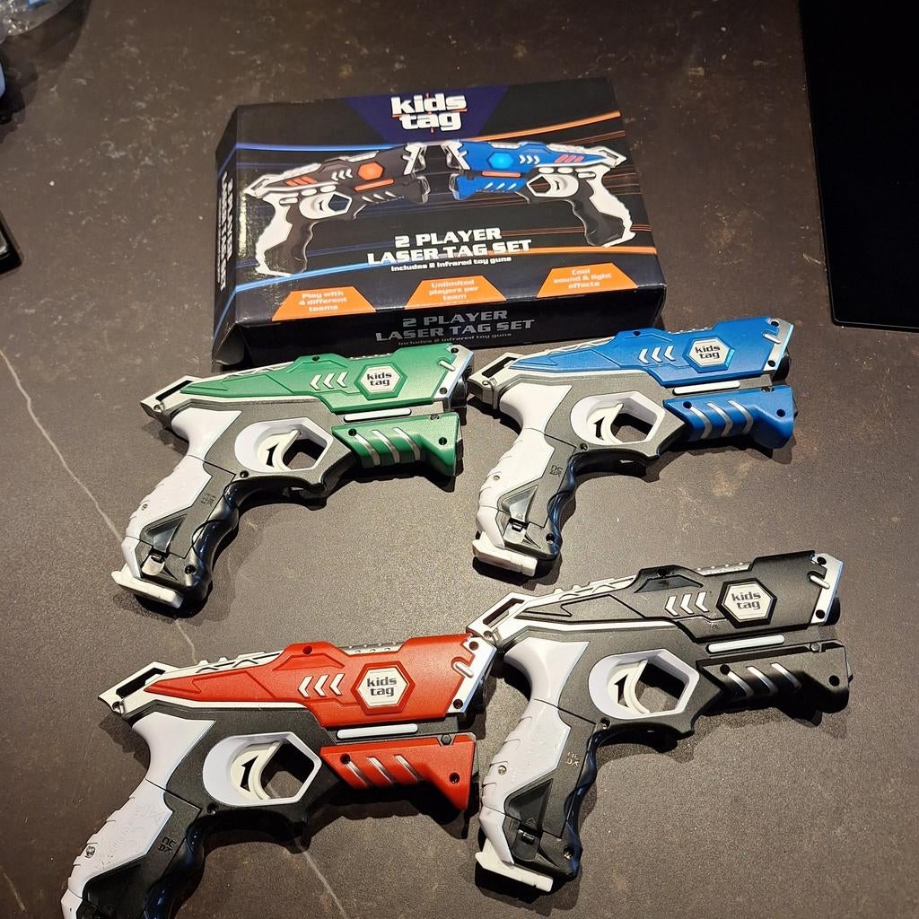 Kids tag laser tag set, Kinderen en Baby's, Speelgoed | Buiten | Actiespeelgoed, Ophalen of Verzenden, Zo goed als nieuw