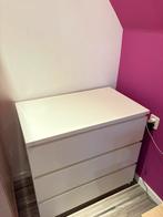 Malm ladekast Ikea wit, Huis en Inrichting, Kasten | Ladekasten, Ophalen, Gebruikt, 50 tot 100 cm, 3 of 4 laden