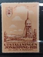 Zweden cinderella Jönköping handels- en kunstbeurs 1928, Ophalen of Verzenden, Zweden, Postfris