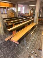 Authentieke Kerkbank - Massief Hout, Rustieke Uitstraling, Ophalen of Verzenden