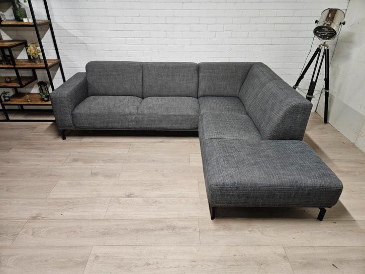 Montel Viano Hoekbank | GRATIS LEVERING, Huis en Inrichting, Banken | Bankstellen, Zo goed als nieuw, Stof, Ophalen of Verzenden