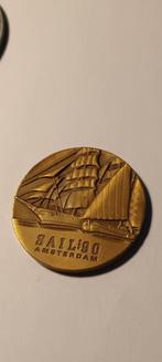 Sail Amsterdam '90 Bronzen Herdenkingsmunt, Postzegels en Munten, Penningen en Medailles, Ophalen of Verzenden, Brons, Nederland