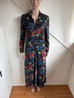 King Louie lange doorknoopjurk maat M bloemen jurk rood, Kleding | Dames, Maat 38/40 (M), Overige kleuren, Ophalen of Verzenden