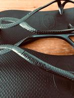 Gave zwarte Havaianas sandaal/slipper, maat 37/8, Meisje, Ophalen of Verzenden, Zo goed als nieuw, Havaianas