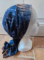 Chemo muts kleur blauw, Kleding | Dames, Hoeden en Petten, Ophalen of Verzenden, Zo goed als nieuw, One size fits all