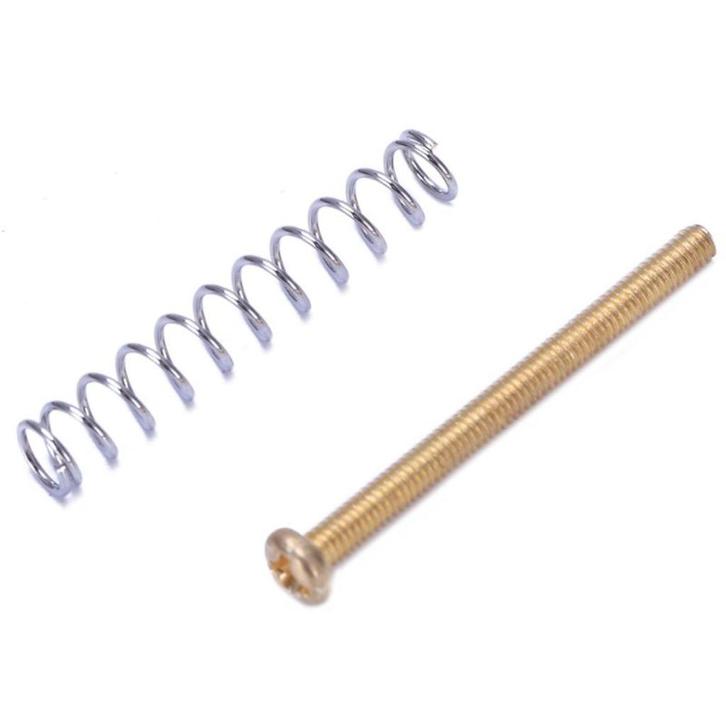 (4pcs) humbucker hoogtestelschroeven + veren goud, Muziek en Instrumenten, Instrumenten | Onderdelen, Nieuw, Elektrische gitaar