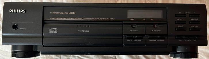 Mooie goed functionerende cd speler Philips jaren 80, Antiek en Kunst, Antiek | Tv's en Audio, Ophalen of Verzenden