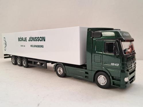 Mercedes actros - Borje johnson holland oto, Hobby en Vrije tijd, Modelauto's | 1:50, Nieuw, Bus of Vrachtwagen, Overige merken