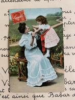 Moeder en dochter (KK), Ophalen of Verzenden, Voor 1920, Gelopen, Kinderen