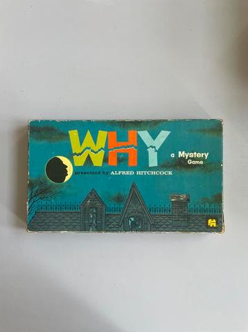 WHY: a mystery game presented by Alfred Hitchcock beschikbaar voor biedingen